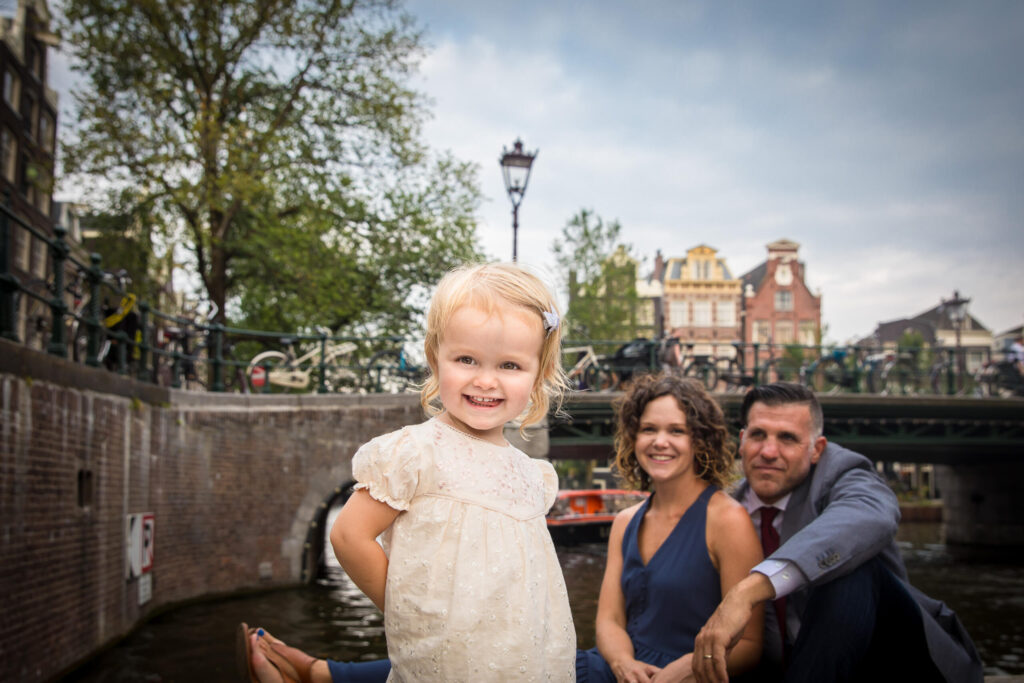 on location family photoshoot in Amsterdam Familie fotosessie