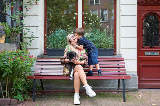 on location family photoshoot in Amsterdam Familie fotosessie