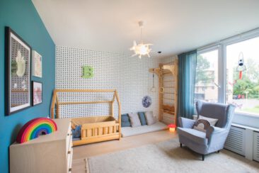 Interior photography, branding photography, real estate photography, Airbnb photography, interior photo of a child's bedroom in a house in Amstelveen