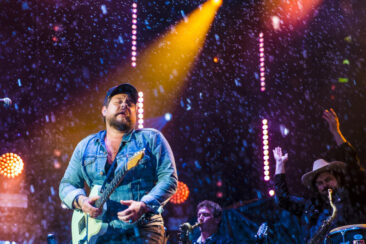 Concert and festival photography, American country rock and roll band Nathaniel Rateliff & The Night Sweats performing at Paleo Festival, Nyon- Switzerland