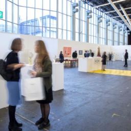 Cultural event photography, visitors at Kunst Rai exhibition for WOW in Amsterdam
