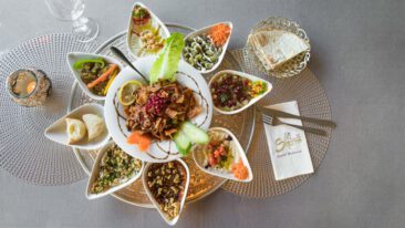 Food and restaurant photography, branding and product photography, hero shot of mouthwatering meze dishes, Sham restaurant Amsterdam