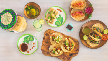 Food and restaurant photography, branding and product photography, hero shot of mouthwatering Mexican dishes, tacos, soup and tortillas, Amsterdam