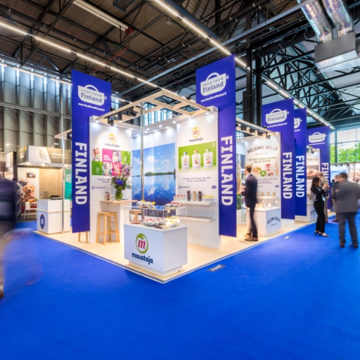 Corporate event photography, fair photographer, conference photography, booth photography, The Finland booth at the PLMA trade show in Rai Amsterdam