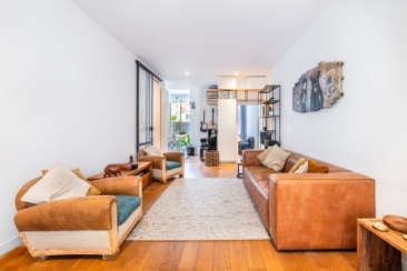 Interior photography, branding photography, real estate photography, interior photo of a living room in apartment in Amsterdam for Airbnb / real estate
